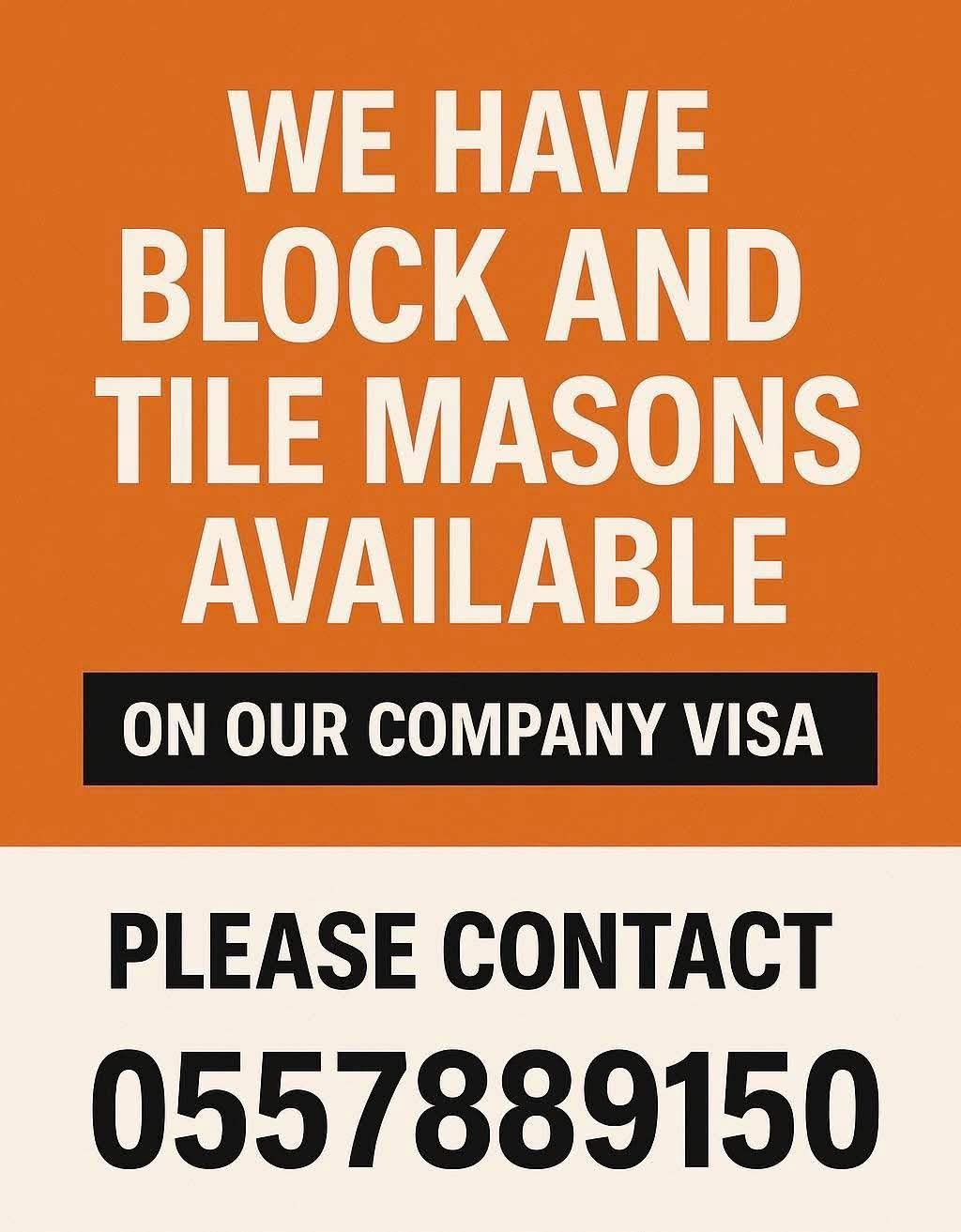 Block & Tile Masson Available