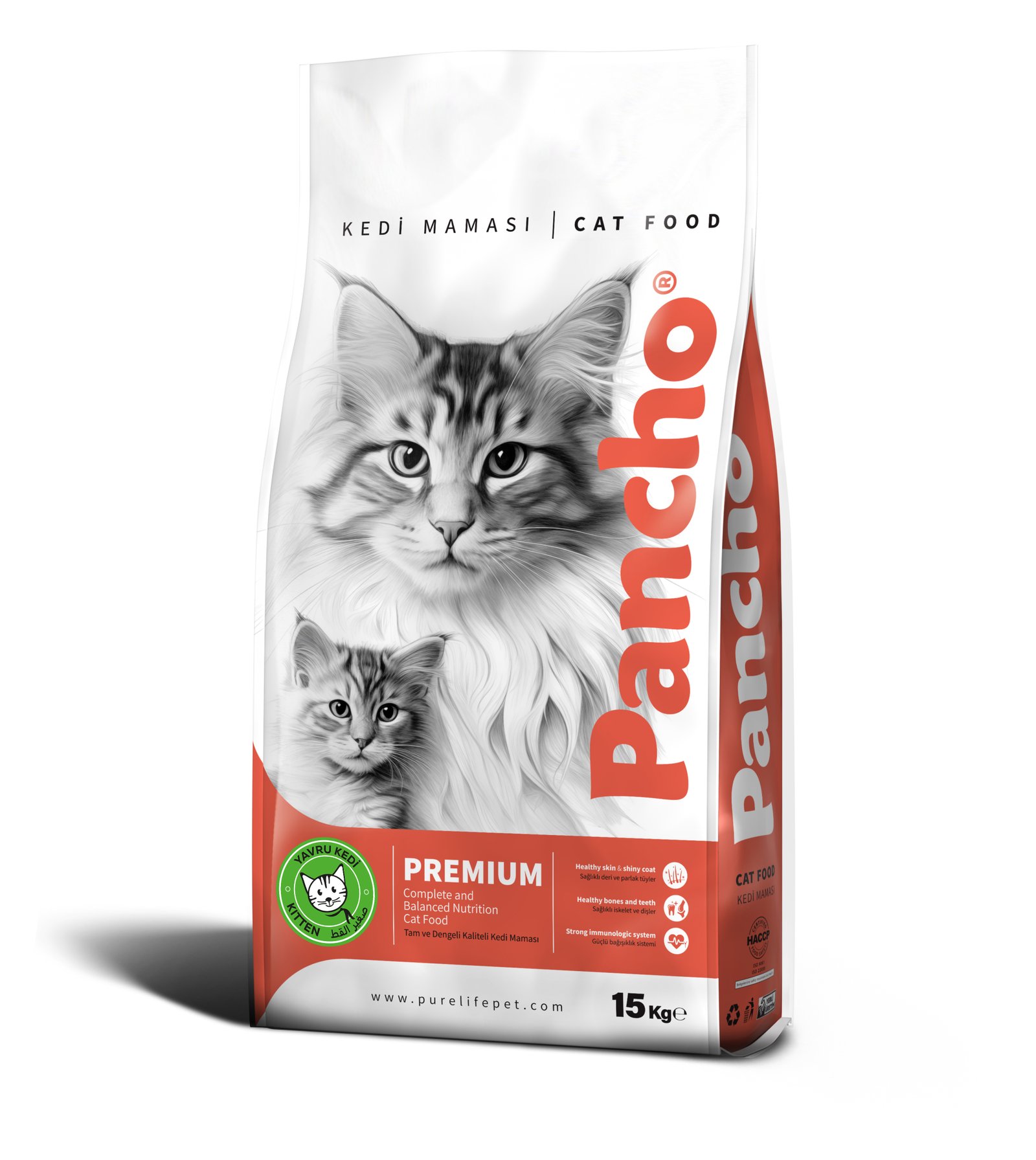 Pancho Kitten Dry Cat Food 15 KG Chicken