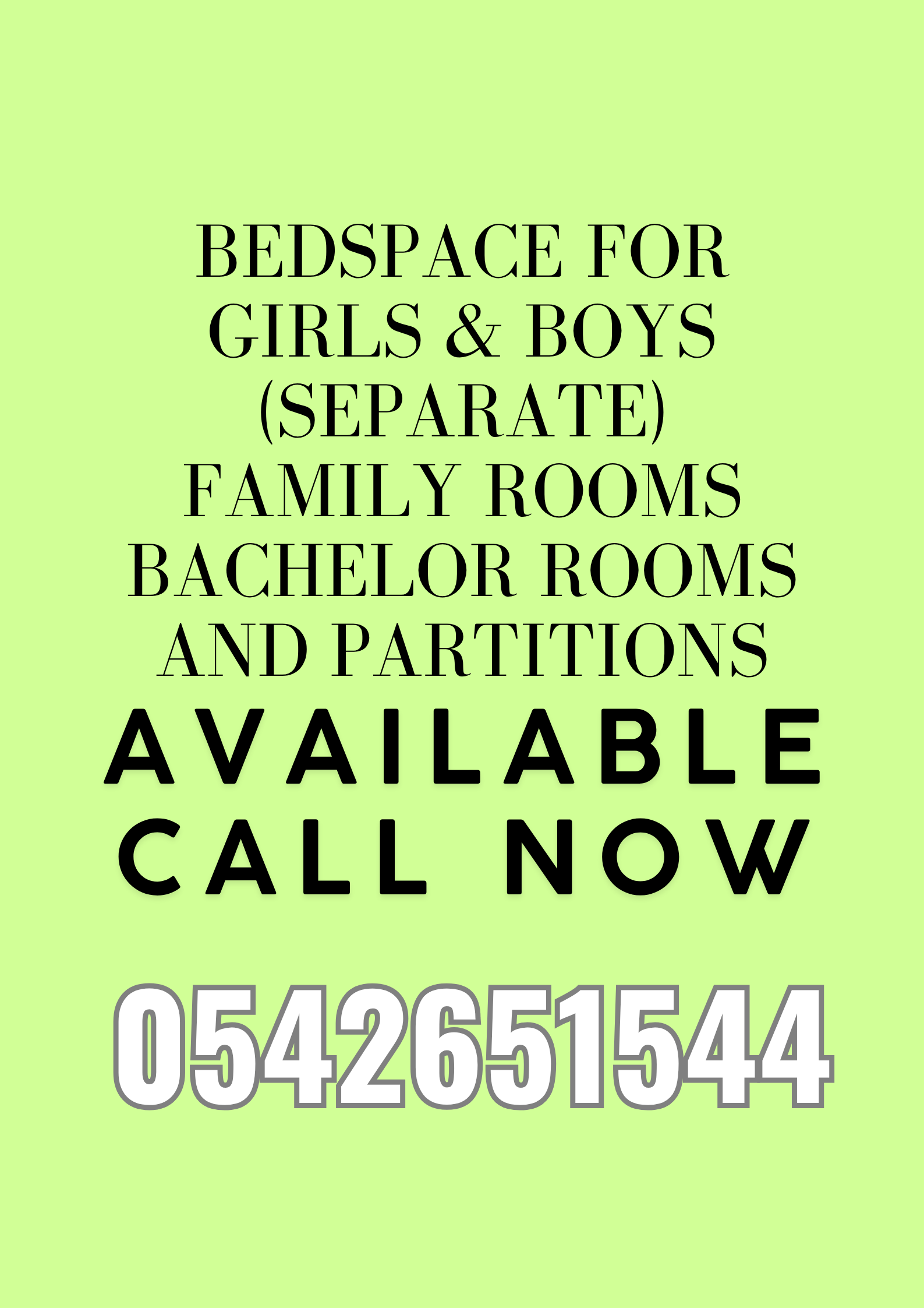 Bedpace for boys and girls