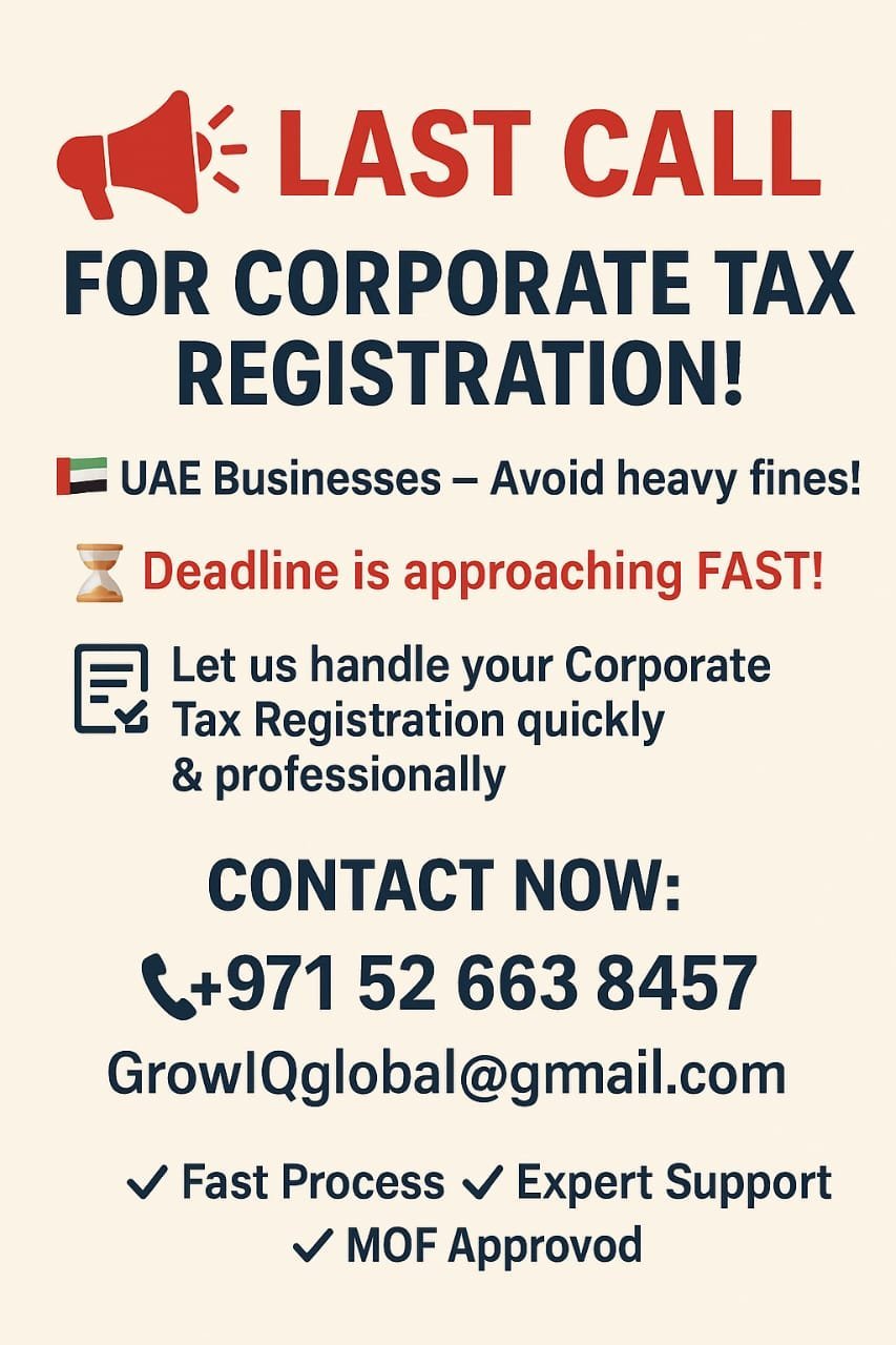 Corporate TAX Registration