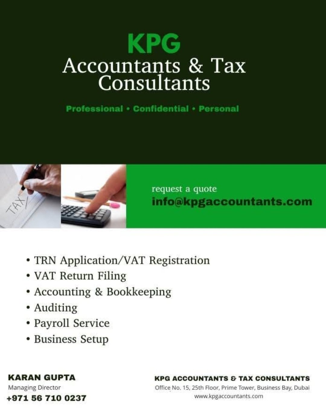 KPG Accounts and TAX Consultaion