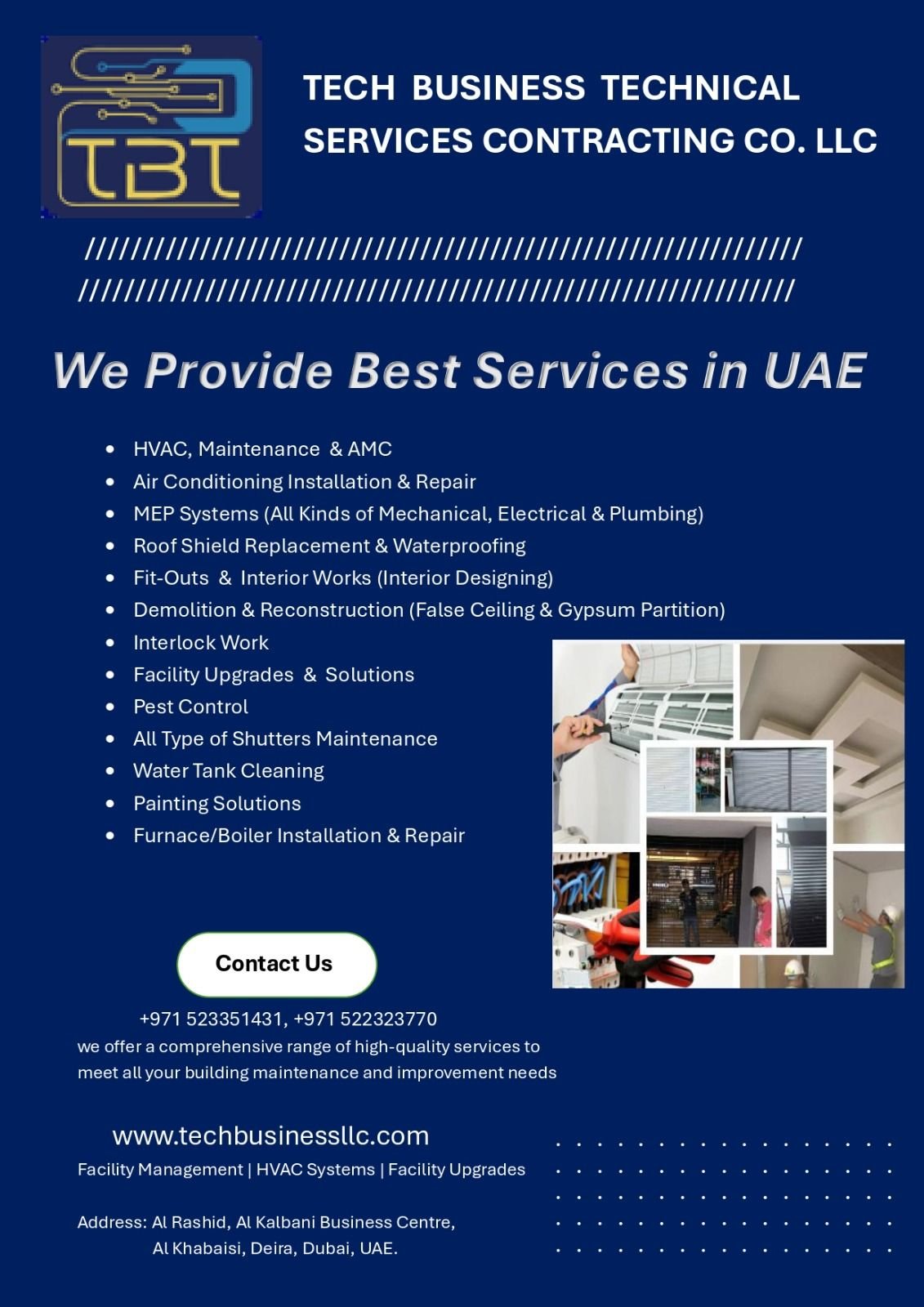 Tech Business Technical Service Contracting